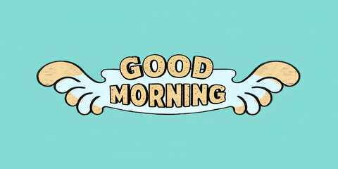 Beautiful Writing of Good Morning