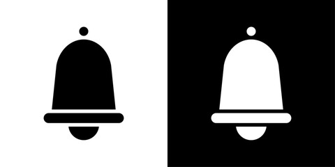 Notification icons vector set in solid flat style