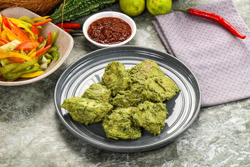 Indian cuisine - Mint chicken tikka