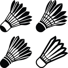 Badminton shuttlecock vector