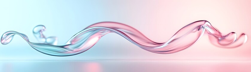 Morphing translucent surfaces, smooth glass-like textures, futuristic holographic reflections, high-contrast ambient glow, ethereal digital abstraction, fluid visual symphony