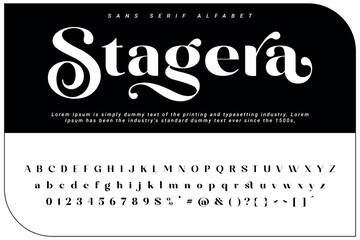 Modern Bold Font. Sans Serif Font. Regular Italic Uppercase Lowercase Typography urban style alphabet fonts for fashion, sport, technology, digital, movie, logo design, vector illustration