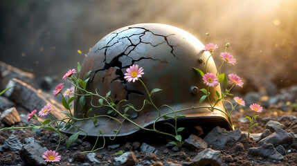 End of the war, hope for peace.