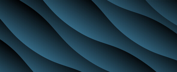 Abstract dark blue gradient diagonal background with shadow. Modern diagonal paper cut. Suitable for business, banners, posters, websites, flyers, covers, presentations. Vector