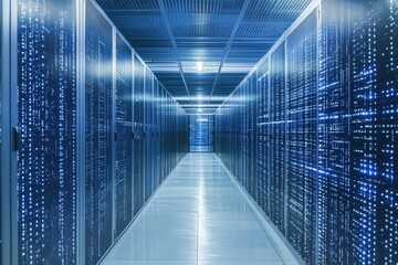 Data processing and scope scanning in a modern server room environment, data processing over scope scanning and connections