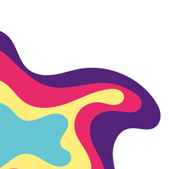 Corner Border Topography Pattern