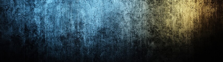 Fototapeta premium Dramatic light shining on a dark wall creating an evocative contrast and mood