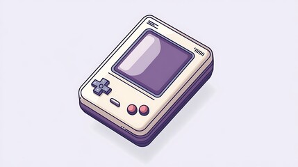 Retro handheld game console.