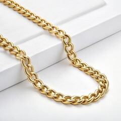 Obraz premium gold chain with a chain