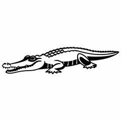 Fototapeta premium vector illustration of a lizard isolated on a white background