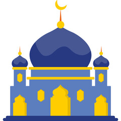 Cute Mosque Illustration