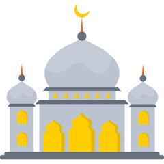 Cute Mosque Illustration