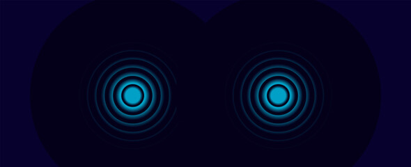 Abstract blue circle background. Vector illustration design for presentations, banners, covers, web, flyers, cards, posters, wallpapers, textures, 