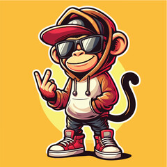 Cheeky Monkey in Streetwear