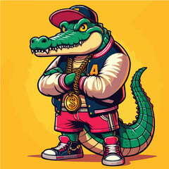 Cool Croc with Urban Fashion Vibes