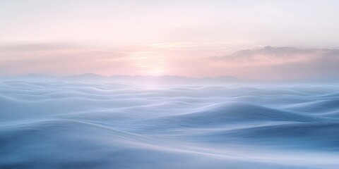 Fototapeta premium Pastel Desert Sunrise