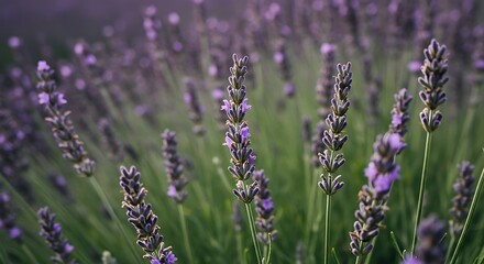 Obraz premium Lavender's Whisper, Soft Light AI Generated
