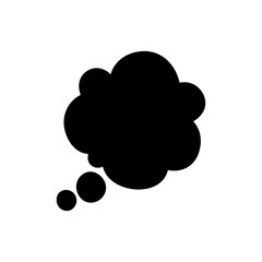 Speech bubble vector icon. Chat illustration sign. Message symbol. Text bubble logo.