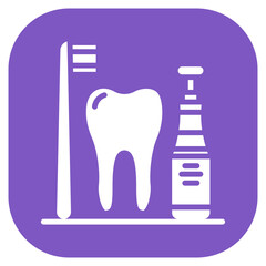 Teeth Cleaning Solution Icon