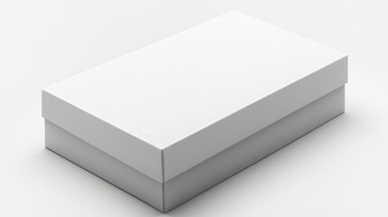Naklejka premium Blank white shoebox (20)