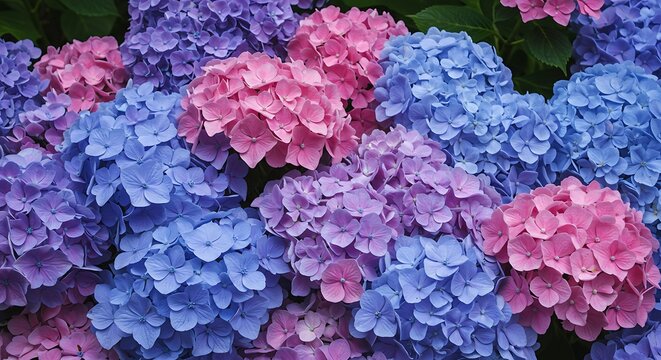 Hydrangea Harmony AI Generated