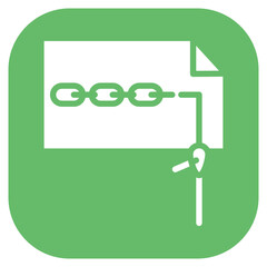 Chain Stitch Vector Icon