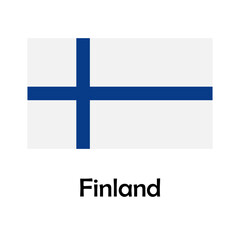 Naklejka premium flag of finland