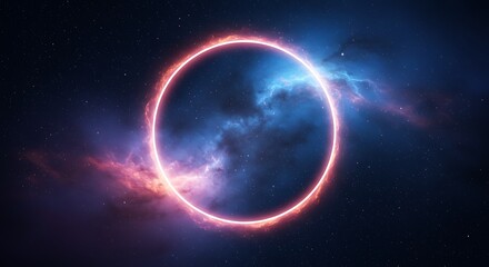 Celestial Halo AI Generated