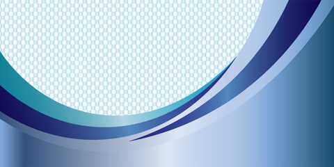 Obraz premium Stripes on blue sky and gradient background. soft backdrop and modern style. geometric shape patte
