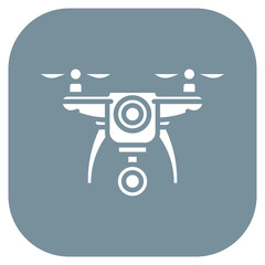 Smart Surveillance Drone Icon