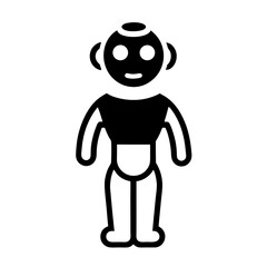 Seven Star Hotel Icon Silhouette Luxury Accommodation Symbol Quality Rating