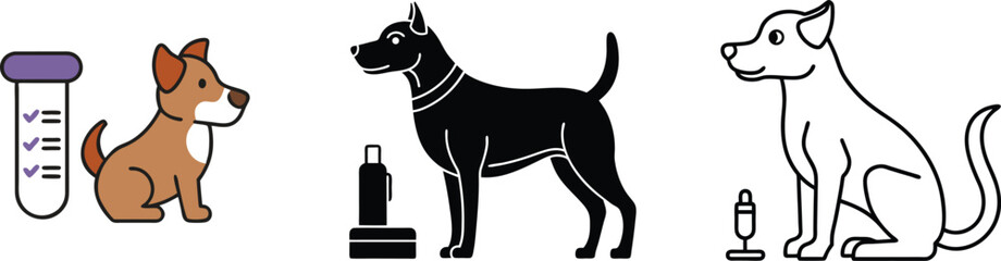 Canine Medical Test Dogs, Sample, Lab, Analysis, Vet