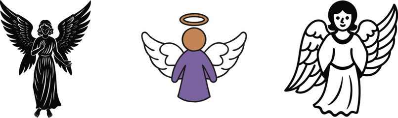 Three Angel Illustrations Styles, Designs, and Symbolic Meanings