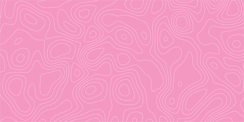 Fototapeta premium Abstract terrain-style pattern with flowing elevation lines in seamless style