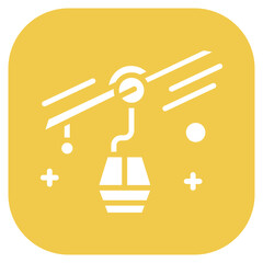 Cable Ski Lift Icon