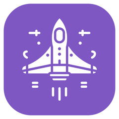 Fototapeta premium Spaceship Icon