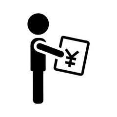 Obraz premium Vector illustration of a man and woman with a sign and key, symbolizing tools, repair, and business service in a modern tech design