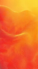 Vibrant flowing lines abstract background in shades of orange and yellow