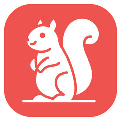 Squirrel Vector Icon