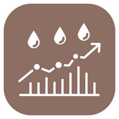 Humidity Rising Vector Icon