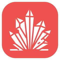 Ice Crystals Vector Icon