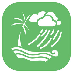 Tropical Storm Vector Icon