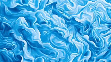 Fototapeta premium Abstract blue flow background illustration, dynamic and surreal pattern design