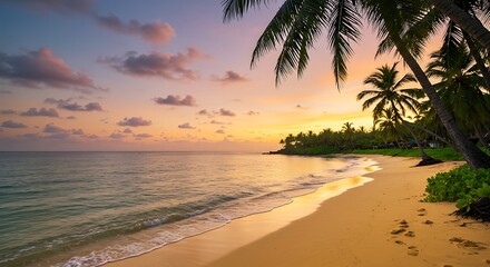 Golden Hour's Embrace AI Generated