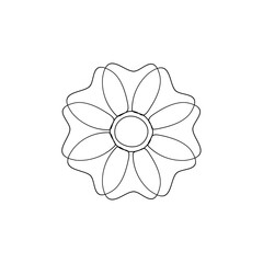 flower line art