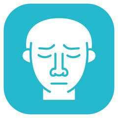 Nasal Congestion Vector Icon