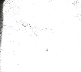 Cracked ruined texture on transparent background for photo filter vintage style torn damaged film paper