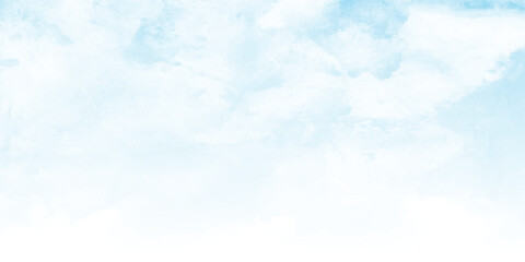 Abstract Minimalist Watercolor Artwork Featuring Gentle Blue and White Hues with Light, Smooth Brush Strokes and a Peaceful Flow for Use in Elegant Branding or Background Layers in Creative Work

