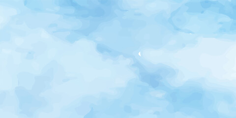 Abstract Light Blue and White Watercolor Background with Gentle, Flowing Brushwork and a Soft Artistic Texture, Designed for Modern Minimalist Aesthetics and High-End Creative Projects