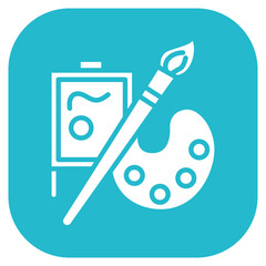 Art Supply Store Vector Icon